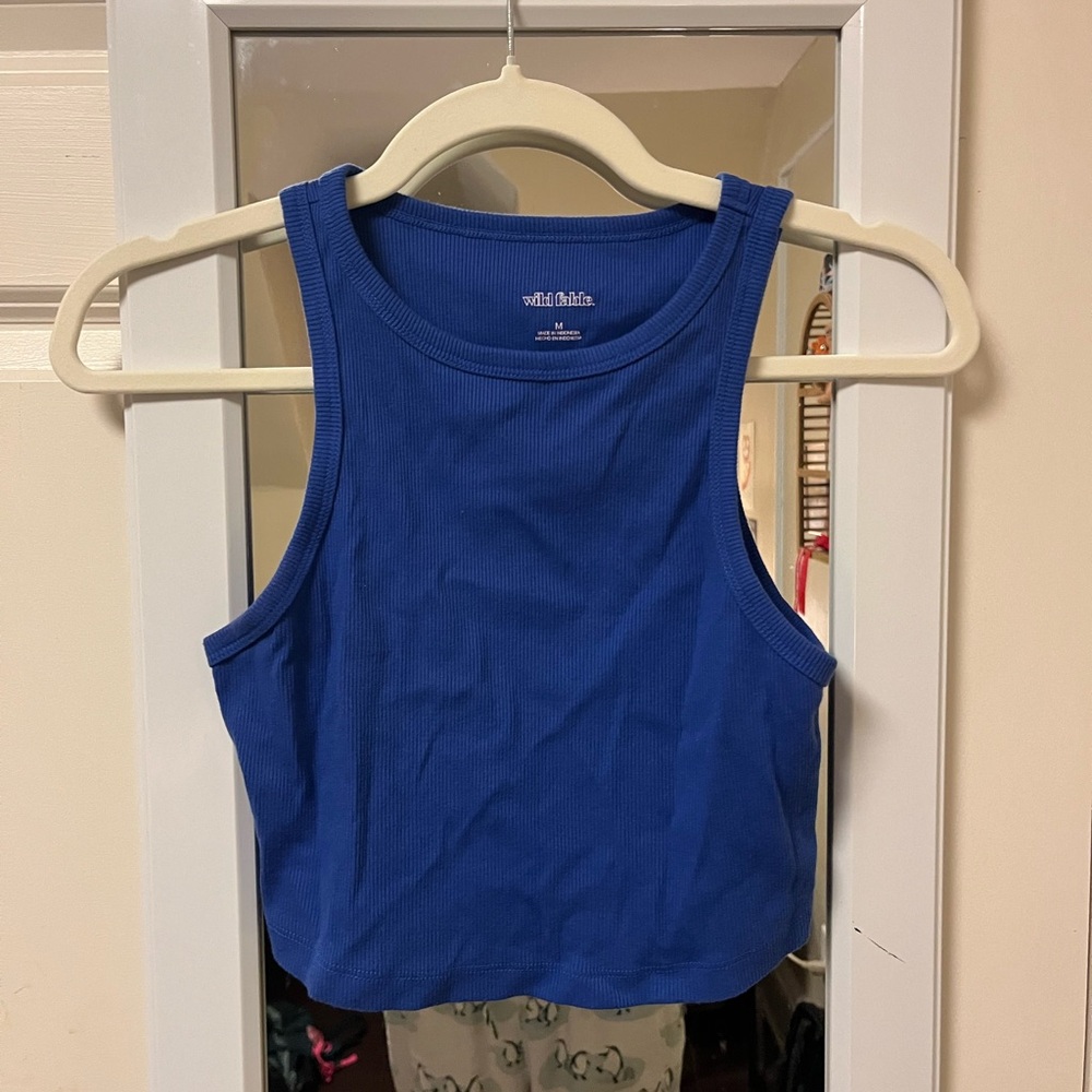 Wild Fable Royal Blue Crop Tank